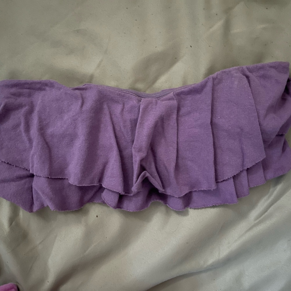 Purple tube top